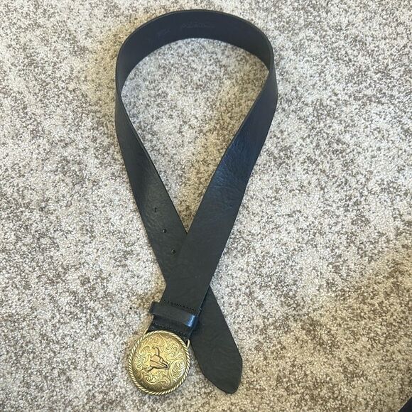 Avignon Leather Western Buckle Women’s Belt M - Picture 1 of 9